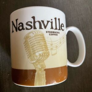 Starbucks Nashville Global Icon Collector Series 16 ounce Coffee Mug, nwot